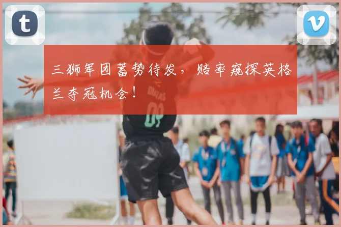 三狮军团蓄势待发，赔率窥探英格兰夺冠机会！